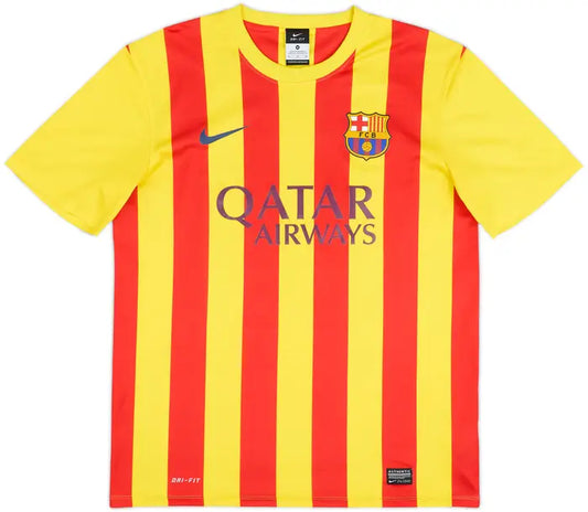 2013-15 Barcelona Basic Away Shirt #10