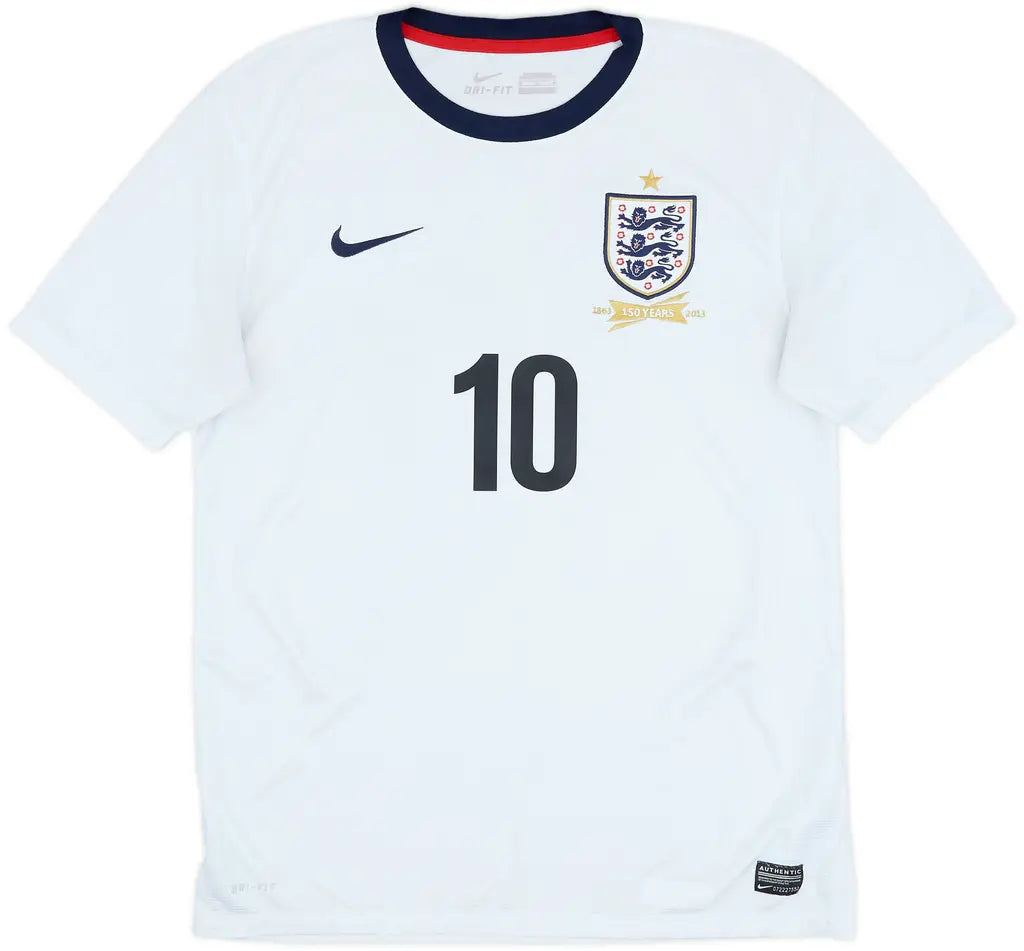 2013 England 150th Anniversary Home Shirt Rooney #10