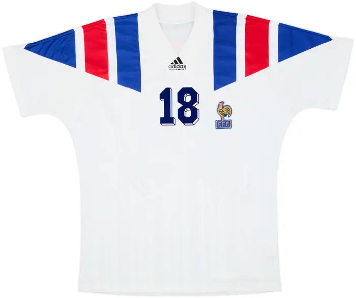 1992-94 France Away Shirt Cantona #18