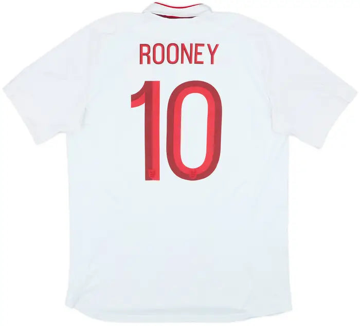 2012-13 England Home Shirt Rooney #10