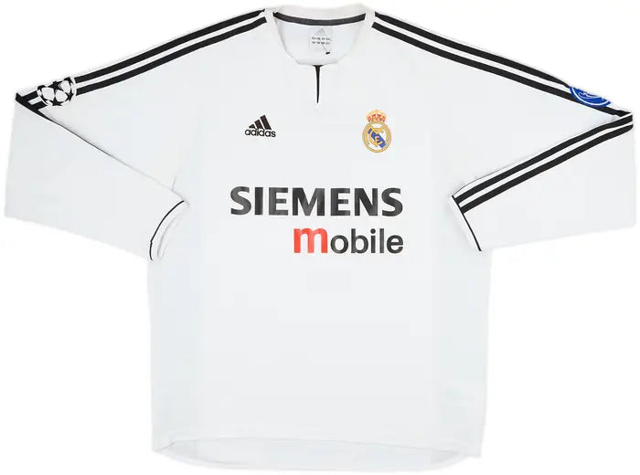 2003-04 Real Madrid Home Shirt Zidane #5