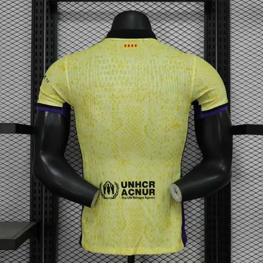 Barcelona 25/26 Special Edition Jersey - Yellow - Player Version - Slim Fit