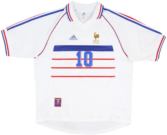 1998 France Away Shirt Zidane #10