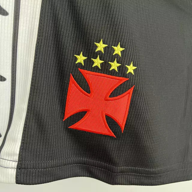 Shorts Vasco da Gama Retro 2000 - Men's - Black and White