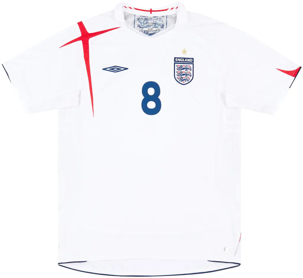 2005-07 England Home Shirt Lampard #8