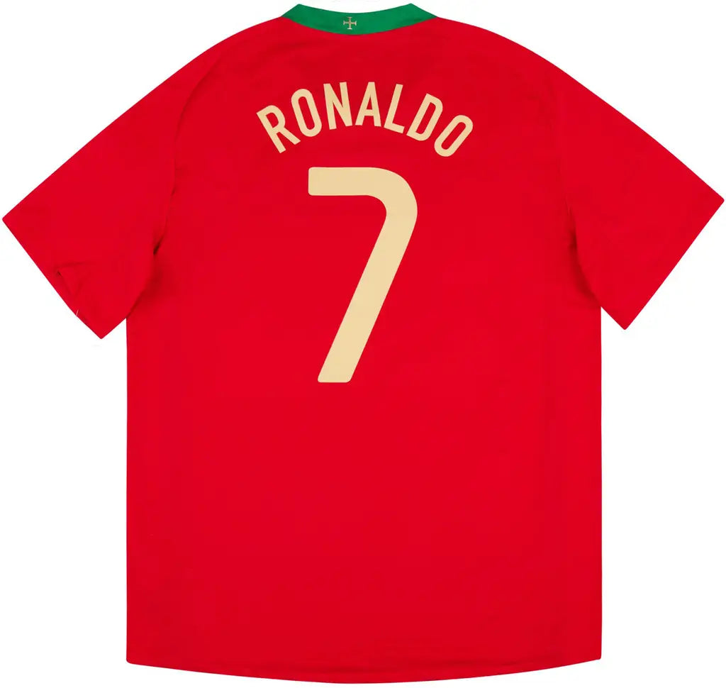 2008-10 Portugal Home Shirt Ronaldo #7