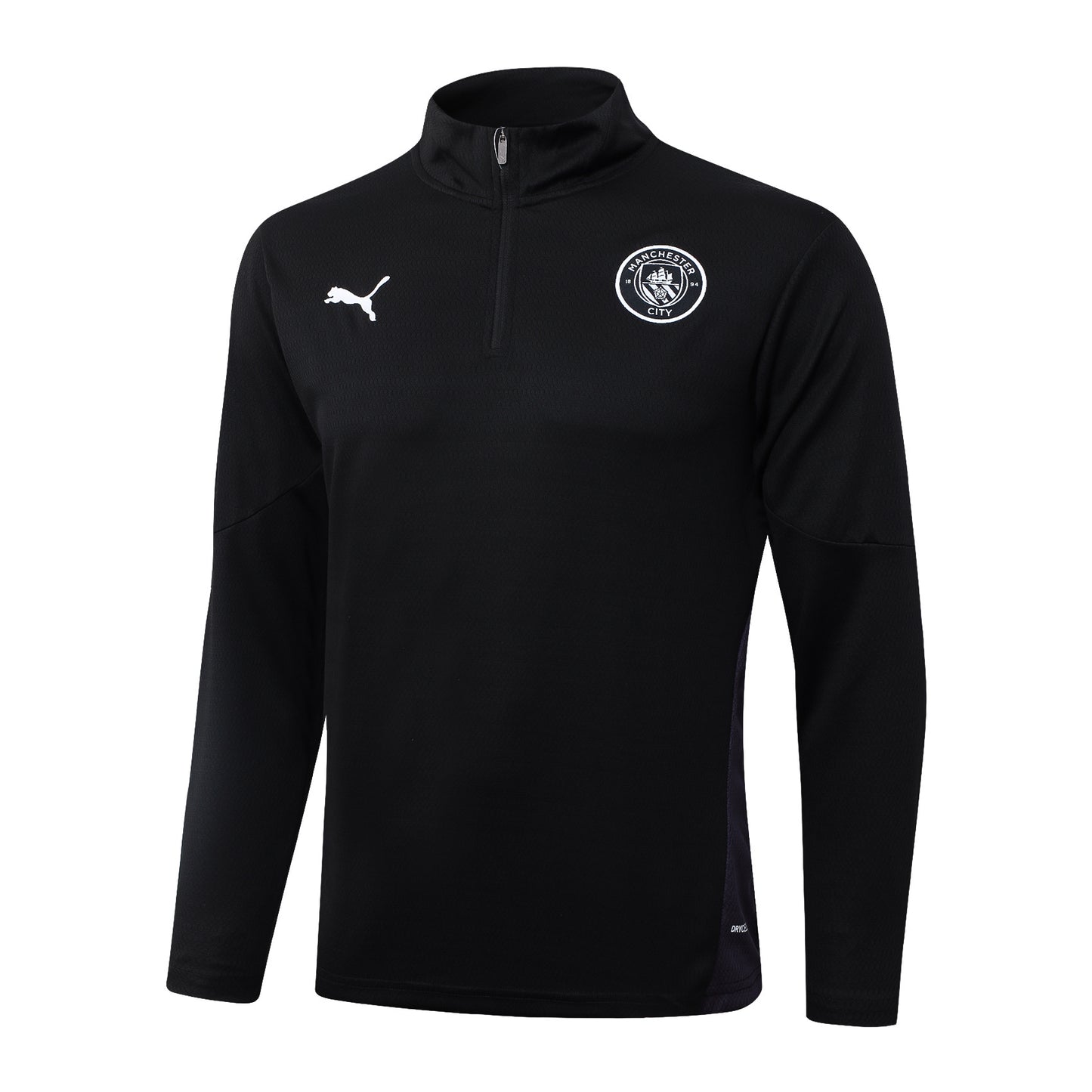 Kit de Treino Manchester City - Conjunto Manga Longa Preto
