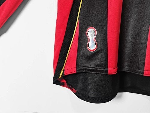 Mangas longas: AC Milan Retro 2006/07 Home