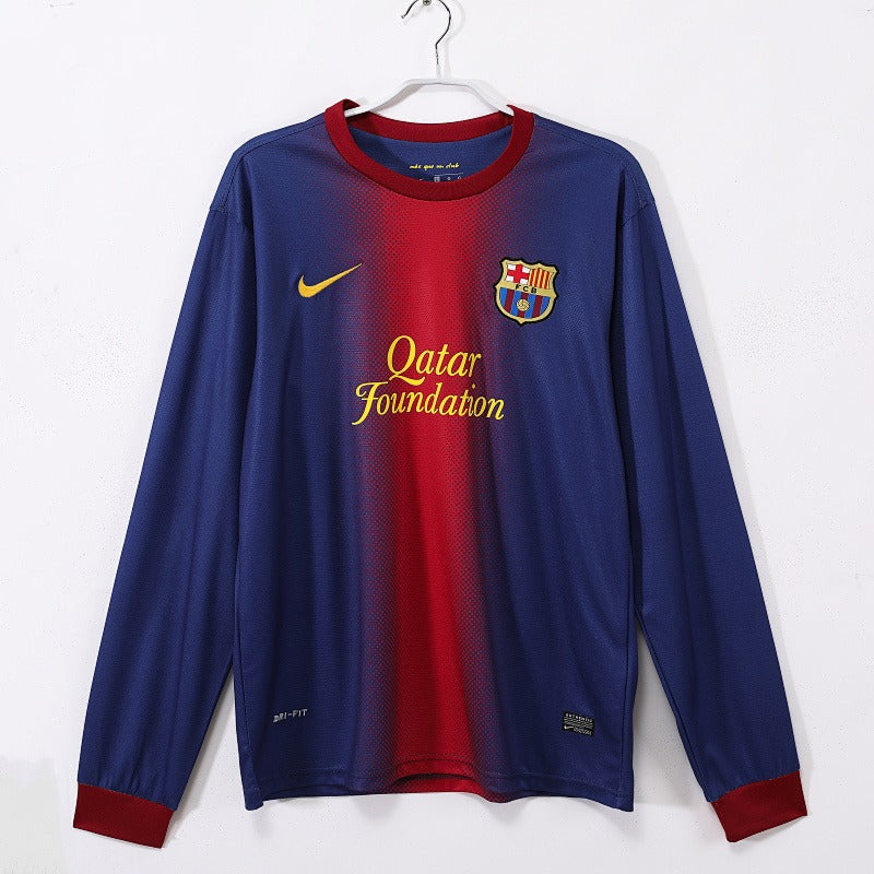 Mangas largas: Barcelona Retro 2012/13 Local