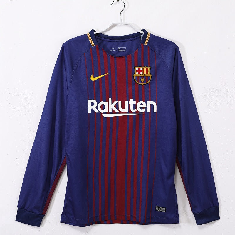 Mangas largas: Barcelona Retro 2017/18 Local