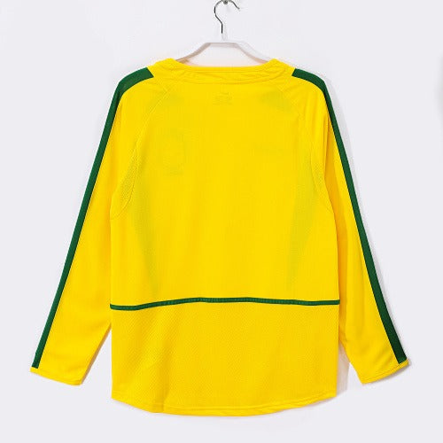 Long Sleeve: Brazil Retro 2002 Home