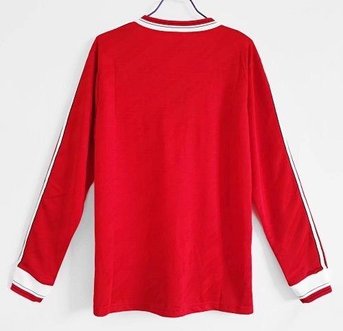 Mangas Longas: Manchester United Retro 1986/88 Home