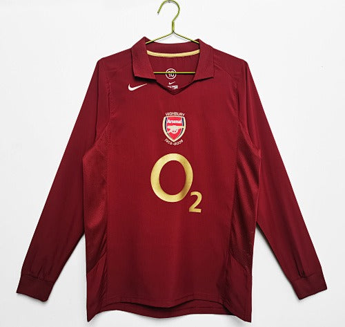Mangas largas: Arsenal Retro 2005/06 Local