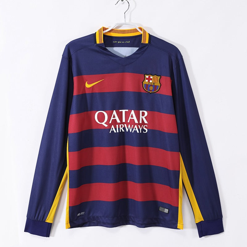 Long sleeves: Barcelona Retro 2015/16 Home