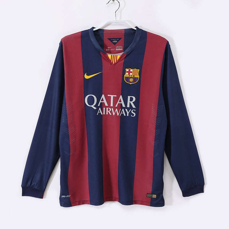 Mangas largas: Barcelona Retro 2014/15 Local