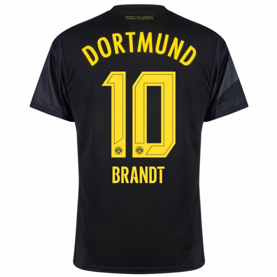 Borussia Dortmund Away 2024/25 Patches UCL UEFA Foundation (Official Printing)