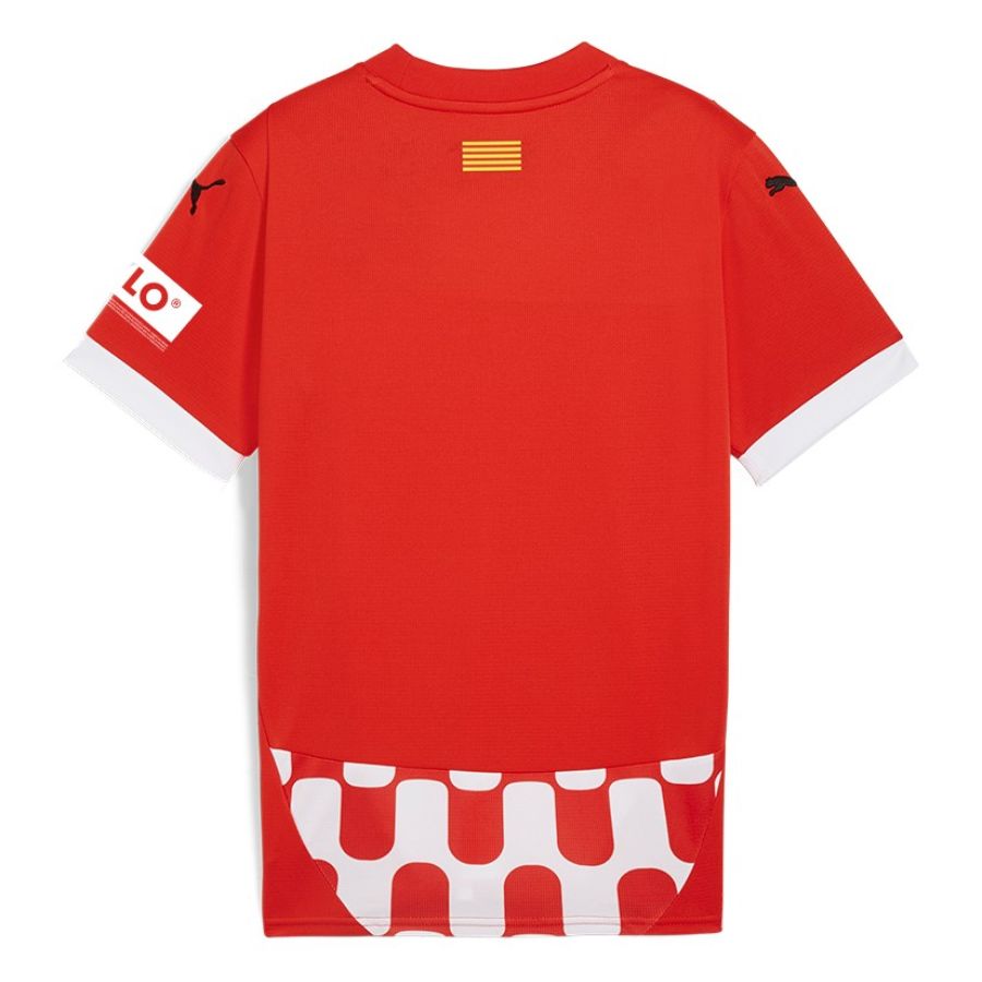 Girona Home 2024/25 Patches UCL UEFA Foundation (Official Printing)