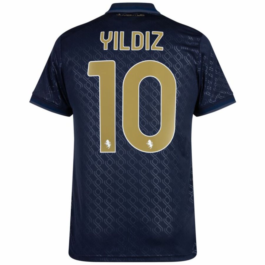 Juventus Third 2024/25 Patches UCL UEFA Foundation (Official Printing)