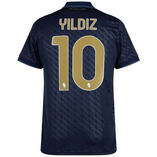 Juventus Yldiz 10 Third 2024/25 Patches UCL UEFA Foundation (Official Printing)