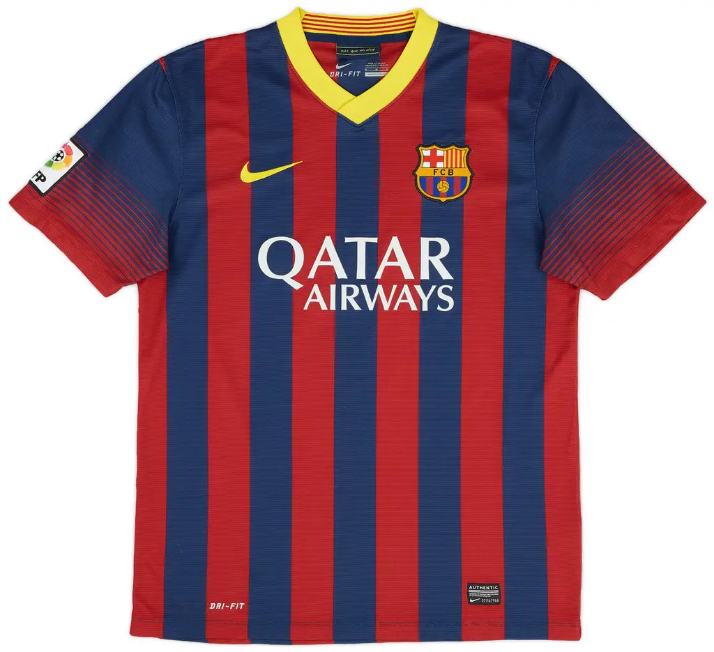 2013-14 Barcelona Home Shirt #10