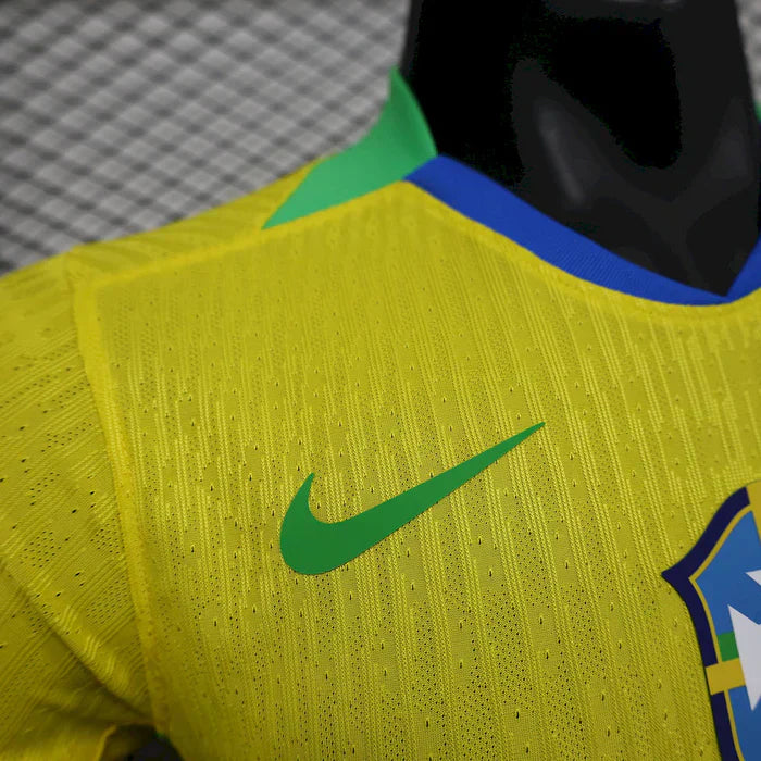 Brazil 2025/26 Home Jersey Player Version - Brasil - Slim Fit