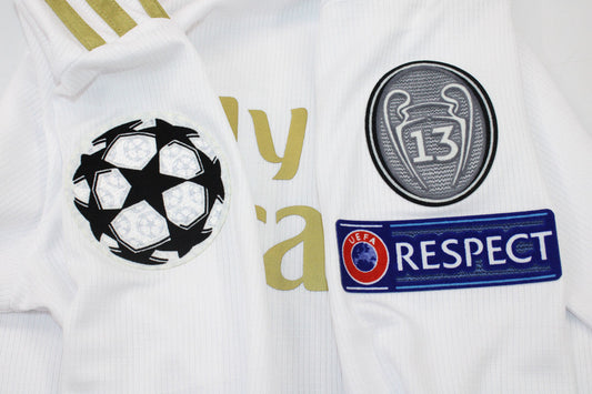 Real Madrid 2019/20 Jersey Long Sleeve Retro - Patch Champions