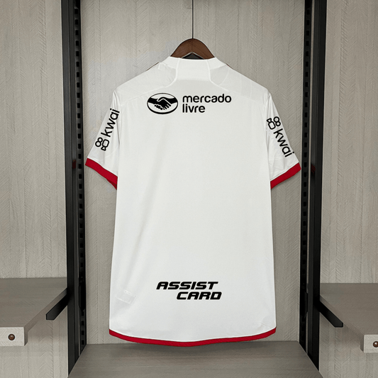 Camisa Adidas Flamengo II 2024 Com Patrocínio - DA Sports Oficial
