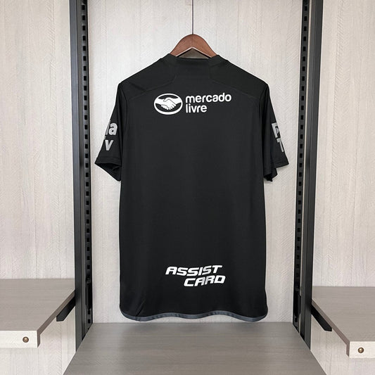 Camisa Adidas Flamengo III 23/24 Preta (Com patrocinios) - DA Sports Oficial