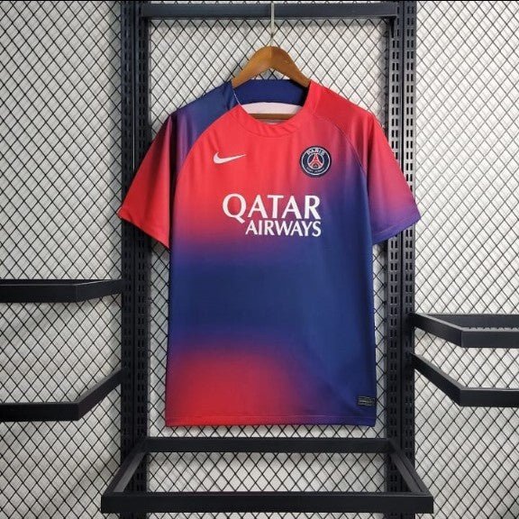 Camisa do PSG Treino 24/25 Azul e Vermelha - DA Sports Oficial