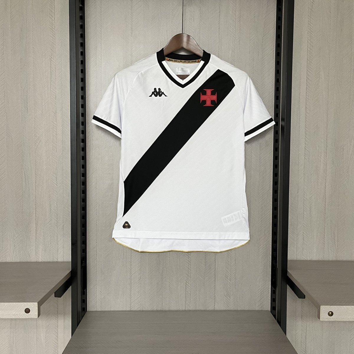 Camisa Vasco I 2025 Kappa Masculina - Branca - (Feminina) - DA Sports Oficial