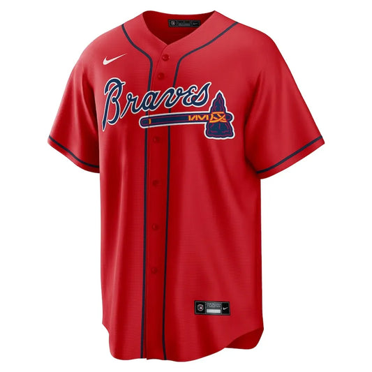 Jersey MLB Atlanta Braves II Fan Version Men's Red