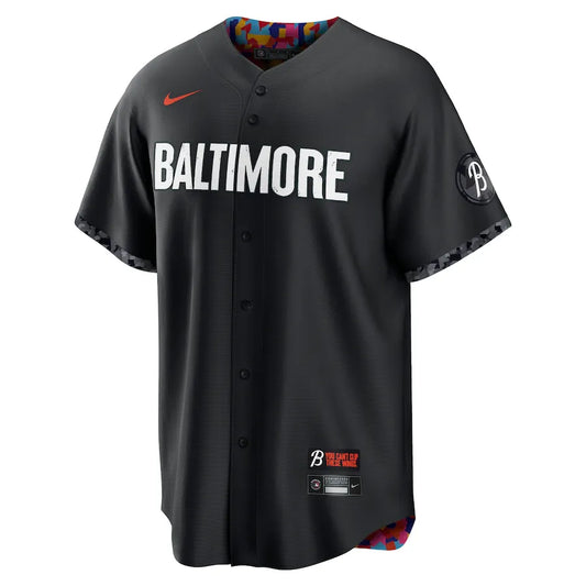 Jersey MLB Baltimore Orioles Black City Connect Fan Version Men's Black