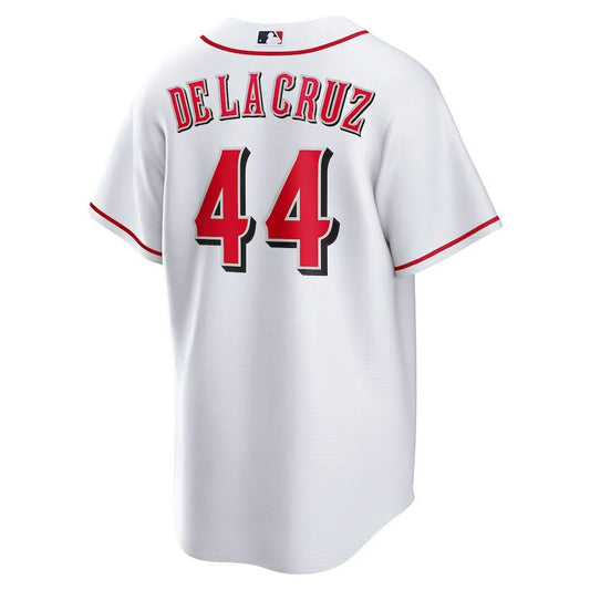 Jersey MLB Cincinnati Reds Home Fan Version Men's White Elly La Cruz 44