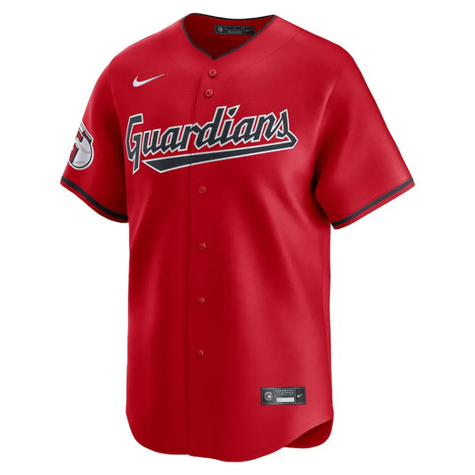 Jersey MLB Cleveland Guardians Red Alternate Limited Jersey Men's Red