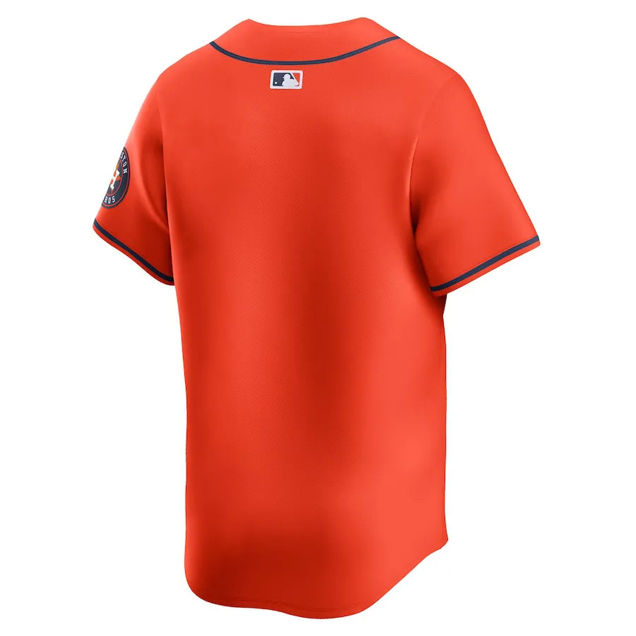 Jersey MLB Houston Astros Orange Alternate Limited Men's Orange