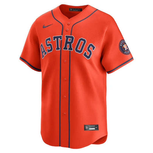 Jersey MLB Houston Astros Orange Alternate Limited Men's Orange