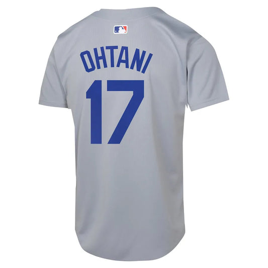 Jersey MLB Los Angeles Dodgers Away Fan Version Men's Gray Shohei Ohtani 17