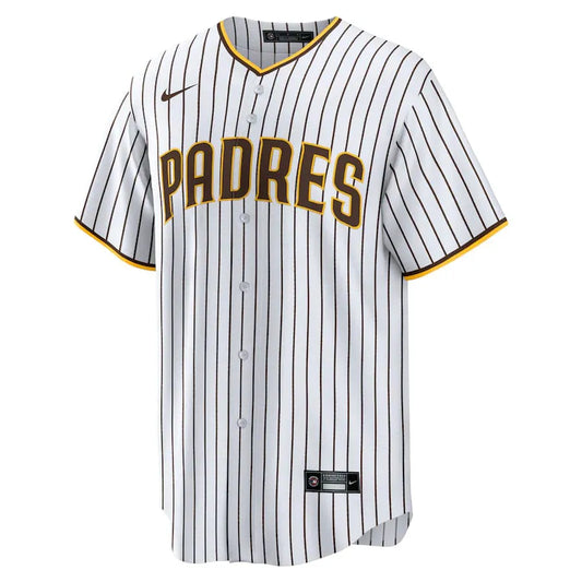 Jersey MLB San Diego Padres Home Fan Version Men's Striped White