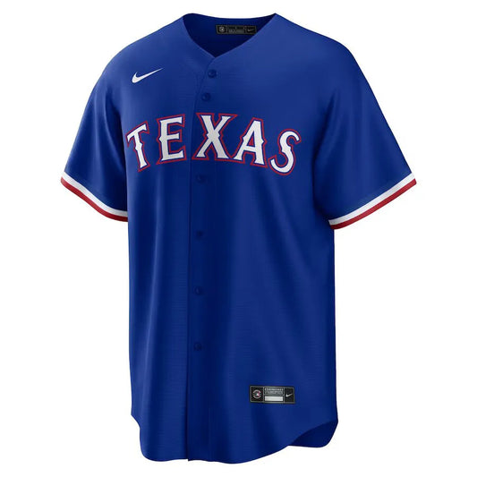 Jersey MLB Texas Rangers II Fan Version Men's Blue Jacob deGrom 48