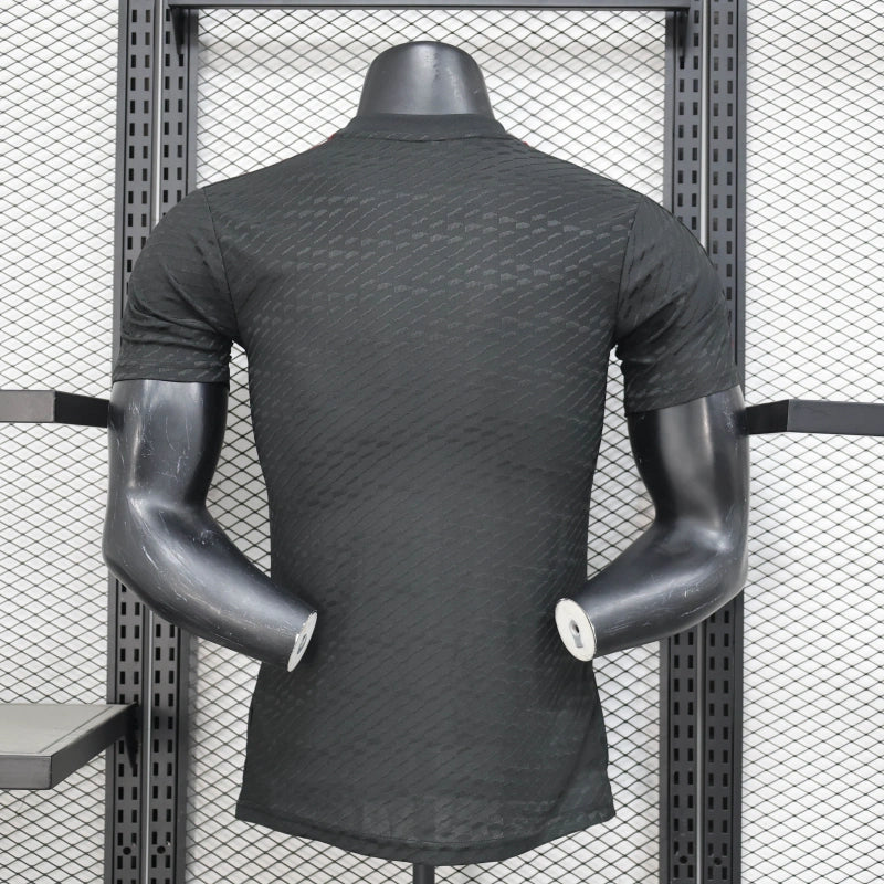 Manchester United 25/26 Training Jersey - Black - Player Version - Slim Fit