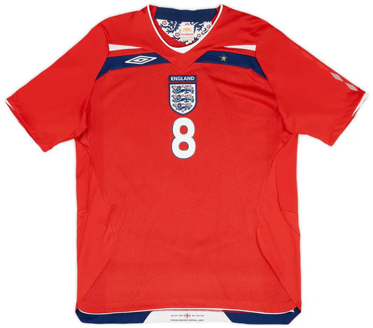 2008-10 England Away Shirt Lampard #8