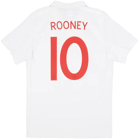 2009-10 England Home Shirt Rooney #10