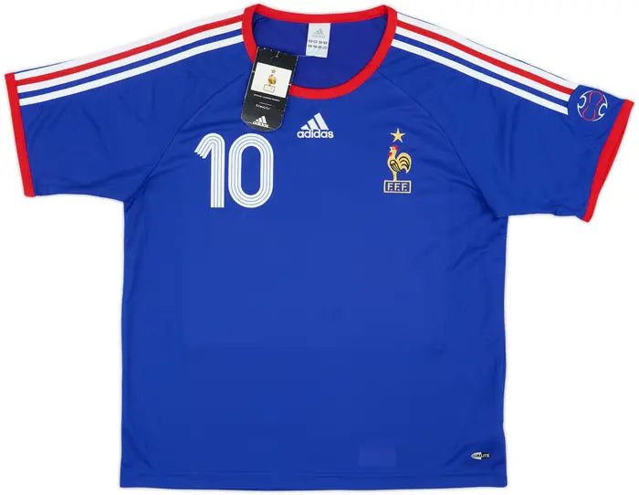 2006-07 France Basic Home Shirt Zidane #10