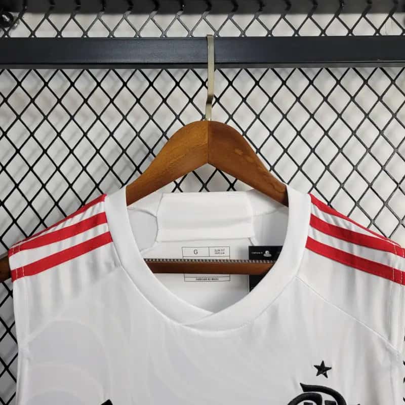 Regata Flamengo II 24/25 s/n° Torcedor Adidas Masculina - Branco - DA Sports Oficial