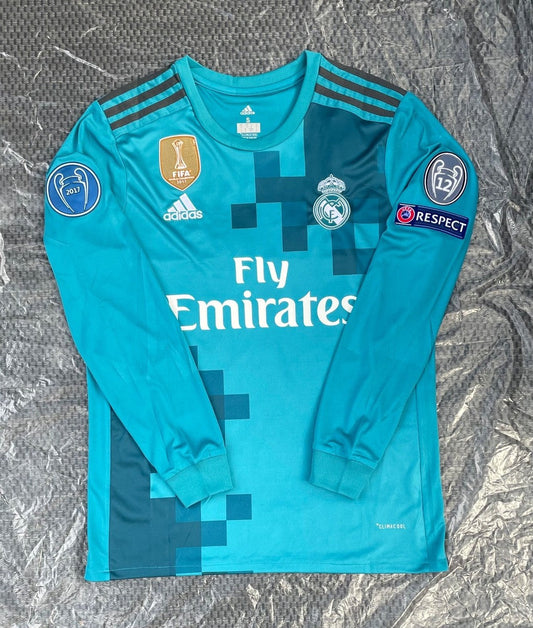 Real Madrid 17/18 III Third Jersey - Long Sleeve Retro #7