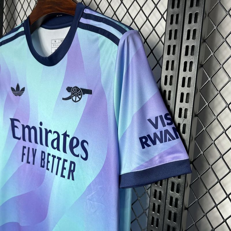Camiseta de la tercera equipación del Arsenal 24/25, versión para aficionados