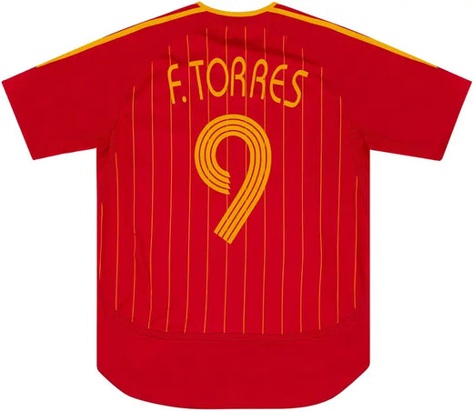 2006-08 Spain Home Shirt Torres #9