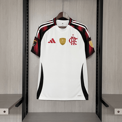 Camiseta visitante del Flamengo 2025/26, versión para aficionados, Adidas, para hombre, color blanco