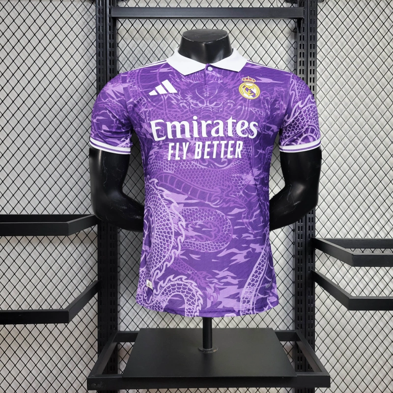 Real Madrid 25/26 Special Edition Jersey - Purple - Player Version - Slim Fit