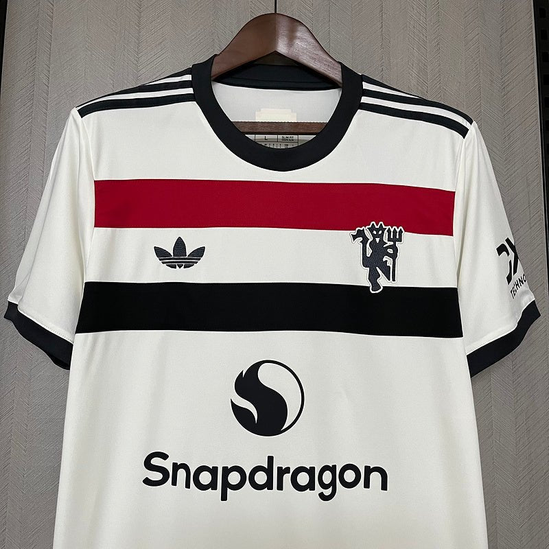 Camiseta Adidas del Manchester United Il 24/25 - Blanca